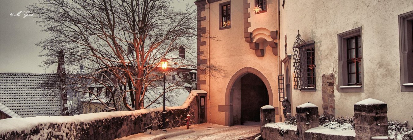 Meißen Burgtor im Winter (MATE Theme für Contao)